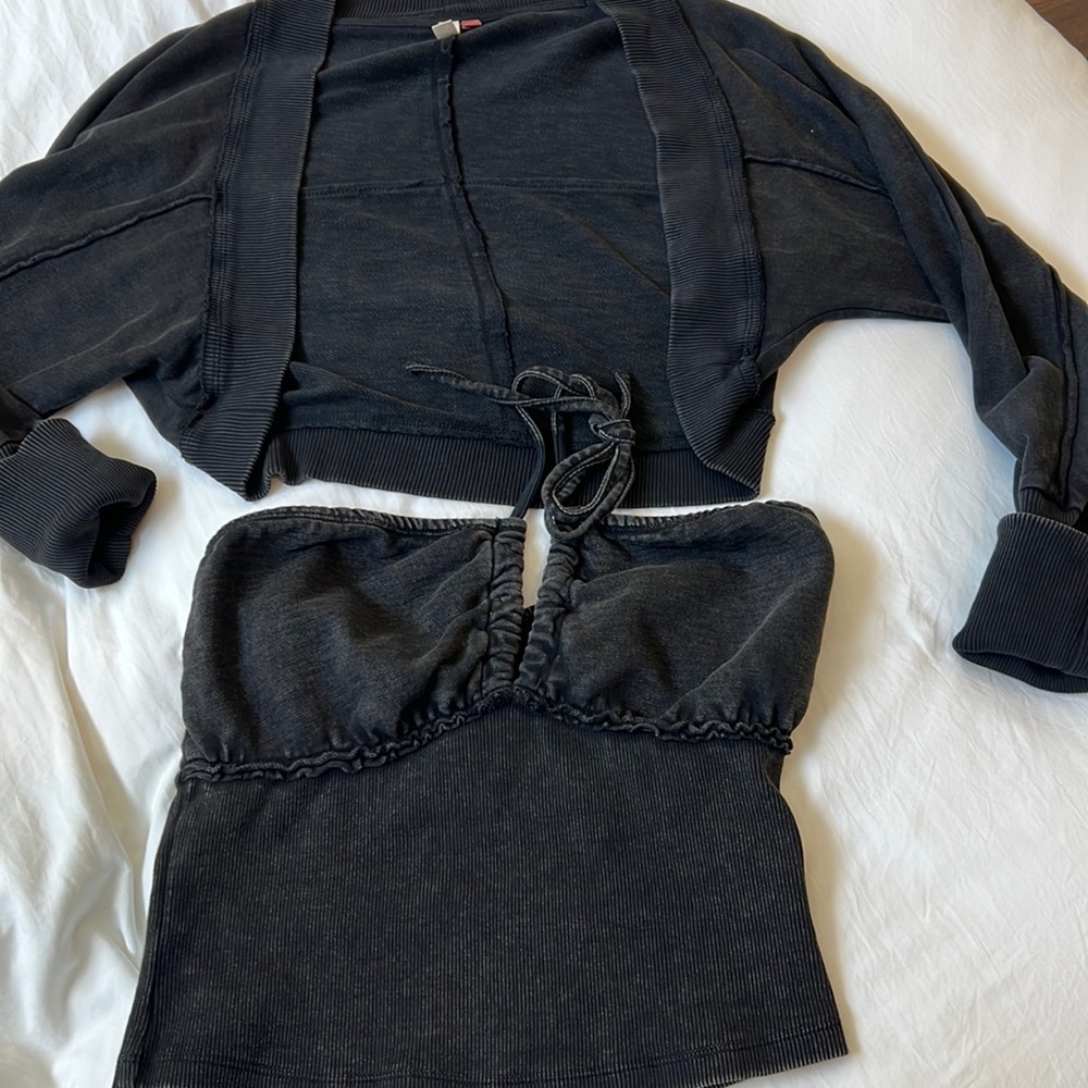 Pilcro top and shrug small